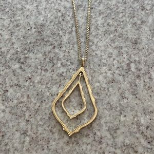 NWT Kendra Scott Simon Gold Long Necklace